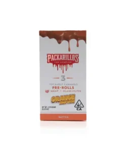 Packwoods Orange Eruption Packarillos – 3 Pack Packwoods Orange Eruption Packarillos – 3 MINIS – .75 grams each of Premium Flower, Engineered Cross Cut Glass Filter in a Slow Burning, 100% Tobacco Free wrap. 2.25g About Packwoods Orange Eruption Packarillos Orange Crush is a hybrid marijuana strain made by crossing California Orange and Blueberry. This strain produces powerful cerebral effects that are uplifting. Orange Crush offers a super sweet and tangy flavor profile. Growers say this strain has a flowering time of 7-9 weeks. Packwoods Packarilos – Buy Packarillos Pre rolls Online – Packwoods What are packwoods? Born in LA, the original Packwoods pre-roll is made up of two grams of flower, dipped in concentrate, dusted in kief and rolled in a 100% tobacco-free wrap with an engineered glass filter. This hand-rolled masterpiece has become a party crowd favorite and a staple for any cannabis connoisseur. Packwoods pre-roll blunts are a product of Altadis USA. Buy Packwoods Packarillos from our shop today.